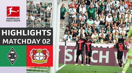 Highlights | Borussia Mönchengladbach - Bayer 04 Leverkusen | Matchday 02 Bundesliga 2023/2024