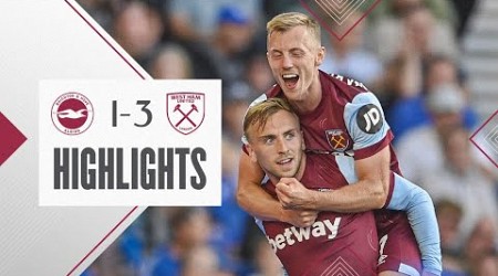 Brighton 1-3 West Ham | Ward-Prowse Scores His First Hammers Goal! | Premier League Highlights