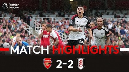 Arsenal 2-2 Fulham | Premier League Highlights | Action-Packed Encounter At The Emirates Ends 2-2