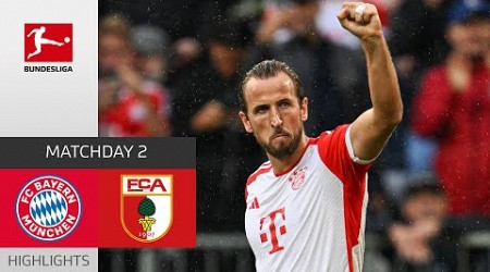 The Kane-Effect! | Bayern München - FC Augsburg | Highlights | Matchday 2 – Bundesliga 2023/24