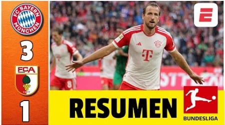 Bayern Munich le ganó al Augsburgo por 3-1 con doblete de su nueva estrella Harry Kane | Bundesliga