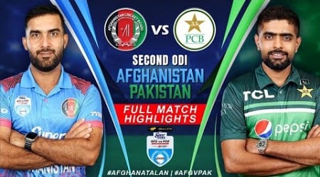 Afghanistan vs Pakistan Cricket Full Match Highlights (2nd ODI) | Super Cola Cup | ACB