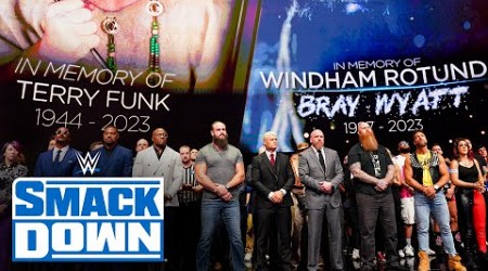 WWE honors Bray Wyatt and Terry Funk with a 10-bell salute: SmackDown highlights, Aug. 25, 2023