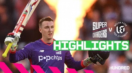 Brook Smashes Fastest Hundred | Highlights - Northern Superchargers v Welsh Fire | The Hundred 2023