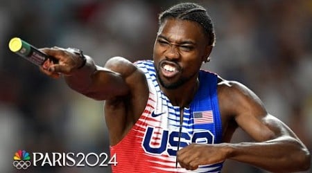 Noah Lyles anchors USA dream team to WORLD CHAMPIONSHIP in 4x100 &#39;drag race&#39; | NBCS