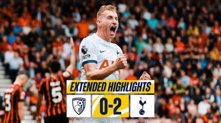 AFC BOURNEMOUTH 0-2 TOTTENHAM HOTSPUR // PREMIER LEAGUE EXTENDED HIGHLIGHTS