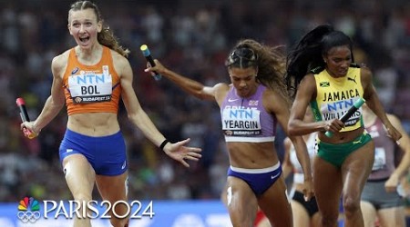 MUST SEE COMEBACK: Femke Bol&#39;s HEROIC ANCHOR upends 4x400 relay to cap Worlds | NBC Sports