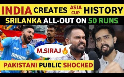 INDIA WINS ASIA CUP FINAL 2023 | INDIA VS SRL FINAL HIGHLIGHTS | PAKISTANI REACTION ON INDIA&#39;S WIN