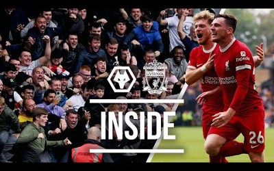 INSIDE: Boss away end footage from comeback win! | Wolves 1-3 Liverpool