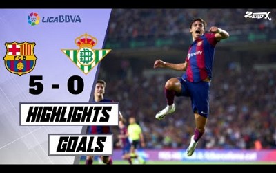 Barcelona vs Real Betis 5-0 • Highlights &amp; All Goals • Hasil Liga Spanyol Tadi Malam Terbaru 2023