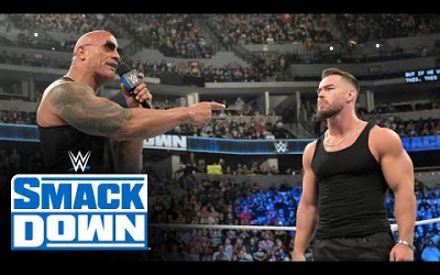 FULL SEGMENT - The Rock returns to dismantle Austin Theory: SmackDown highlights, Sept. 15, 2023