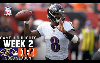 Baltimore Ravens vs. Cincinnati Bengals Game Highlights | NFL 2023 Week 2
