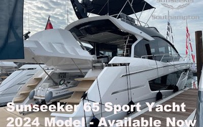 2024 Sunseeker 65 Sport Yacht - Brand New Full Walk-Thru Tour - Available Now