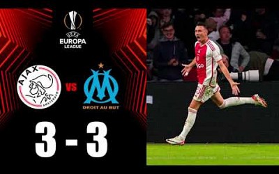 Ajax vs Marseille 3-3 Highlights Goals - Europa League 2023-2024