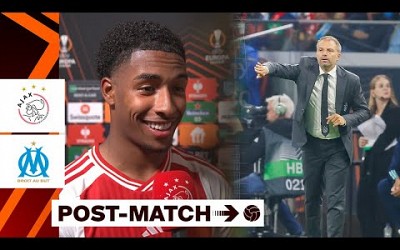Reactions Steijn &amp; Vos after Ajax - Olympique Marseille | &#39;We had great interaction with the fans&#39; 