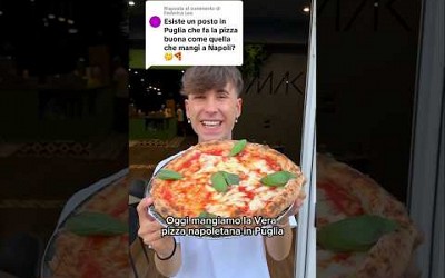 Una PIZZA in Puglia PIÙ BUONA di quella che mangi a NAPOLI