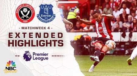 Sheffield United v. Everton | PREMIER LEAGUE HIGHLIGHTS | 9/2/2023 | NBC Sports