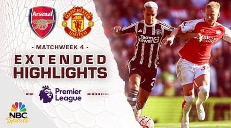 Arsenal v. Manchester United | PREMIER LEAGUE HIGHLIGHTS | 9/3/2023 | NBC Sports