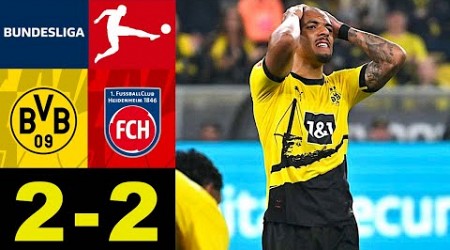 VAR-Drama &amp; 2 Elfmeter! BVB enttäuscht und patzt erneut: Dortmund - Heidenheim 2:2 | Bundesliga