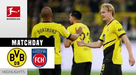 Borussia Dortmund - 1. FC Heidenheim 2-2 | Highlights Bundesliga, 3. Spieltag | Heidenheim 1st point