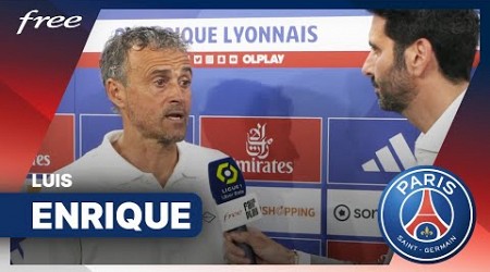 OL/PSG - L. Enrique : &quot;Une équipe parfaite dans l&#39;attitude&quot; - BORD-TERRAIN