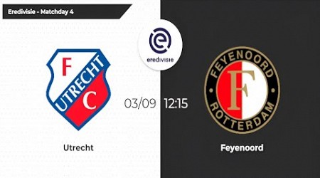 Utrecht vs Feyenoord | Eredivisie 2023/24 | Matchday 4 #utrecht #feyenoord #eredivisie