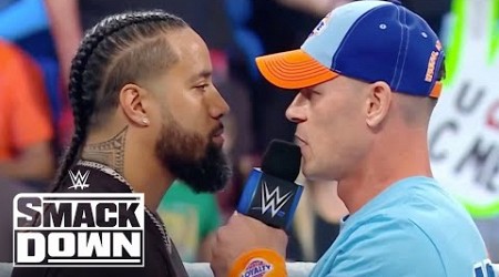 John Cena Tells Jimmy Uso TO QUIT | WWE SmackDown Highlights 9/1/23 | WWE on USA