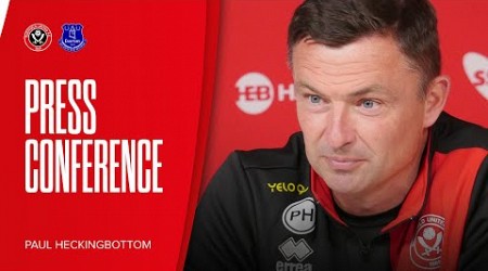 Paul Heckingbottom | Sheffield United v Everton | Pre-match press conference