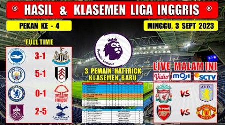 Hasil Liga Inggris Tadi Malam ~ BRIGHTON vs NEWCASTLE ~ MAN CITY vs FULHAM ~ EPL 2023 Pekan Ke 4