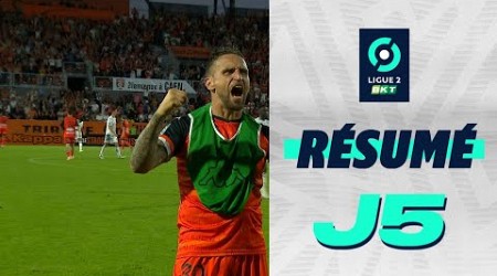 Résumé 5ème journée - Ligue 2 BKT / 2023-2024