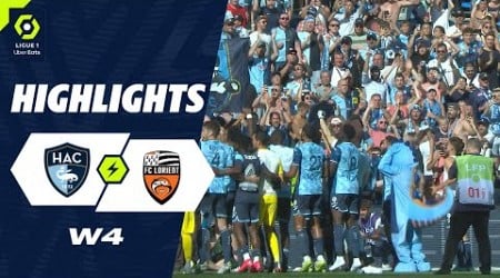 HAVRE AC - FC LORIENT (3 - 0) - Highlights - (HAC - FCL) / 2023-2024