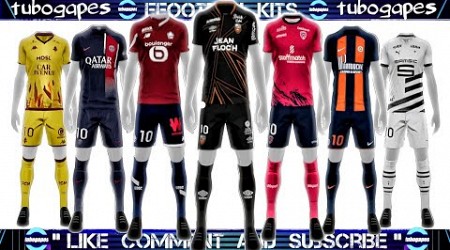 New Kits! All Kits Ligue 1 Uber Eats eFootball 2024