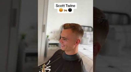 Hull City and Burnley football club forward Scott Twine with a fresh haircut today #hairstyle #fade