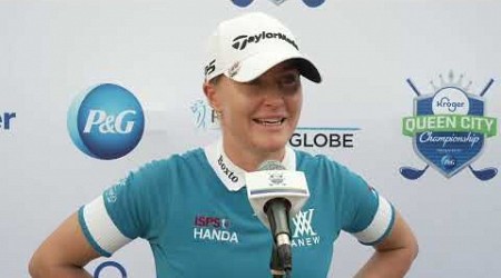 Charley Hull Sunday Flash Interview 2023 Kroger Queen City Championship