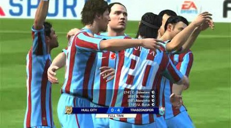 HULL CITY - TRABZONSPOR / FIFA 11 - XBOX 360 ( Acun Ilıcalı Takımı )