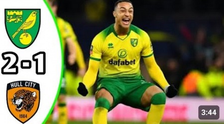 Norwich City 2-1 Hull City / Maç Özeti /