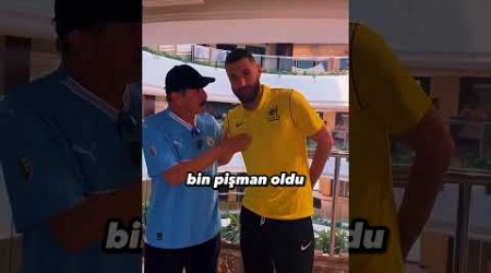 Benzema, Manchester City&#39;li taraftarın derdini dinledi 