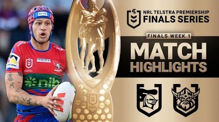 NRL 2023 | Knights v Raiders | Match Highlights