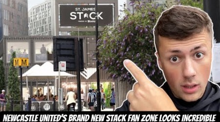 Stack fan zone plans for Newcastle United BEFORE THE STADIUM EXPANSION ARE HUGE !!!!!