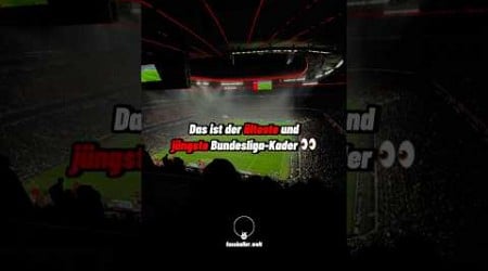 Das ist der älteste und jüngste Bundesliga-Kader 