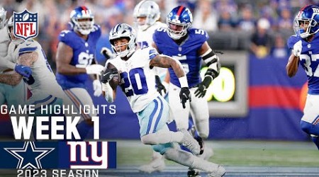 Dallas Cowboys vs. New York Giants | 2023 Week 1 Game Highlights