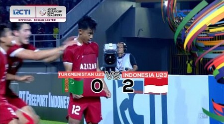 TURKMENISTAN 0 VS 2 INDONESIA| HIGHLIGHT AFC U23 ASIAN CUP QATAR 2024 QUALIFIERS