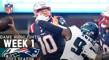 Philadelphia Eagles vs. New England Patriots | 2023 Week 1 Game Highlights