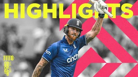 Stokes Bludgeons Record 182! | Highlights - England v New Zealand | 3rd Men&#39;s Metro Bank ODI 2023