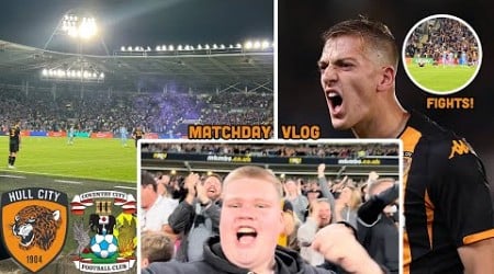 DELAP PUNCHED BY OPPOSITION, FIGHTS AND LATE CONTROVERSY! Hull City 1-1 Coventry City Matchday Vlog