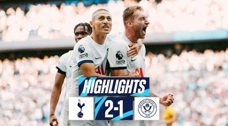 TOTTENHAM HOTSPUR 2-1 SHEFFIELD UNITED // PREMIER LEAGUE HIGHLIGHTS // RICHARLISON &amp; KULUSEVSKI