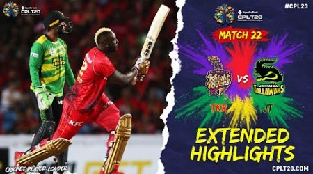 Extended Highlights | Trinbago Knight Riders vs Jamaica Tallawahs | CPL 2023