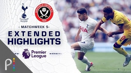 Tottenham Hotspur v. Sheffield United | PREMIER LEAGUE HIGHLIGHTS | 9/16/2023 | NBC Sports