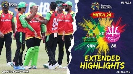 Extended Highlights | Barbados Royals vs Guyana Amazon Warriors | CPL 2023