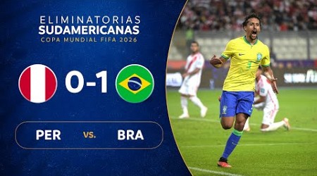 PERÚ vs. BRASIL [0-1] | RESUMEN | ELIMINATORIAS SUDAMERICANAS | FECHA 2